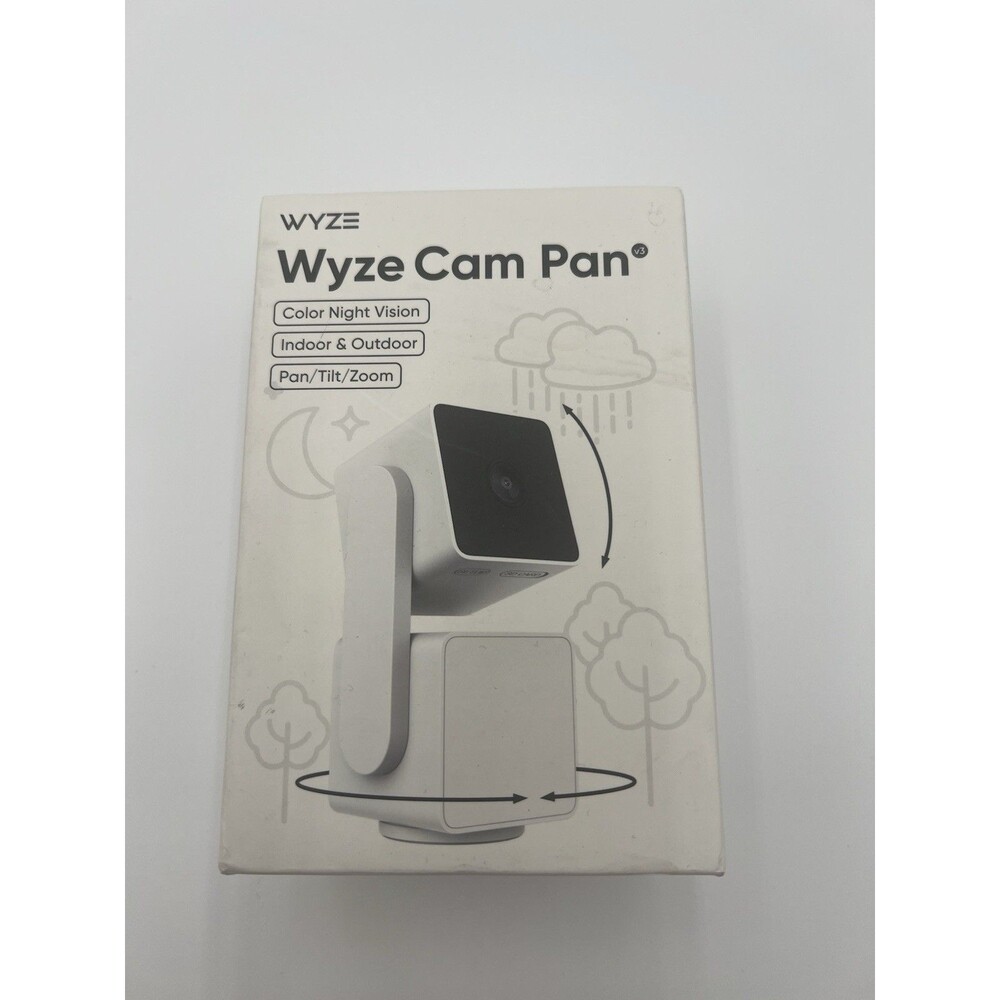 (2 Pack)  Wyze Cam Pan v3 Indoor/Outdoor Wifi Pan/Tilt/Zoom Home Security Camera